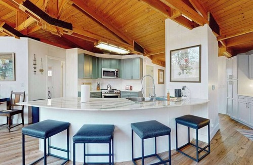Franklin House | Two-story, dog-friendly home with two kitchens, central AC, & gas fireplaces