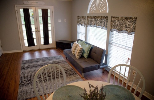 Greenwood House | Unwind and de-stress. Relaxing, private modern farmhouse style suite