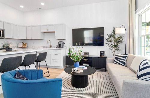 Evansville House | Uptown Haven: Stylish Stay Near Downtown with Bikes and Firepit near Downtown