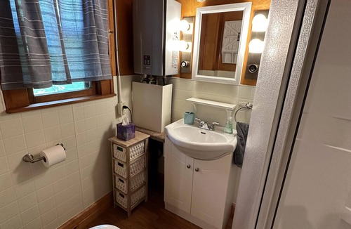 Manistique Apartment | Wanderers Welcome(Manistique, Mi) : Deeded dock, community swimming area