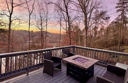 Franklin House | Water view home with amazing views, pool table, & EV charger