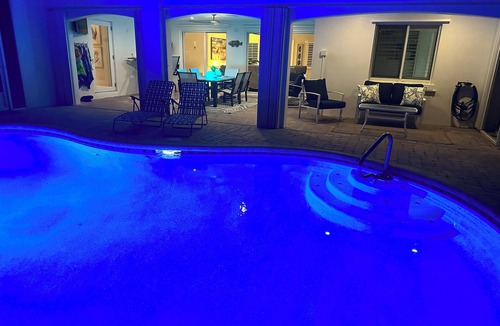 Mid Island House | Waterfront and a 5 minute walk to the beach. Mid-island on Fort Myers Beach!