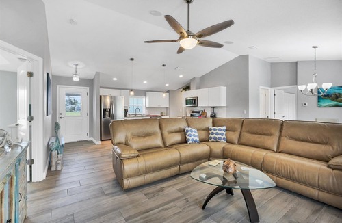 Englewood East Villa | Waterfront Escape: Heated Saltwater Pool & Canal Views!