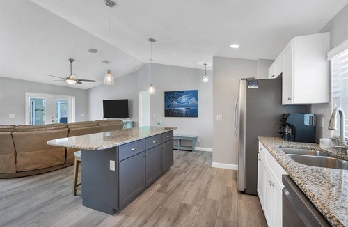 Englewood East Villa | Waterfront Escape: Heated Saltwater Pool & Canal Views!