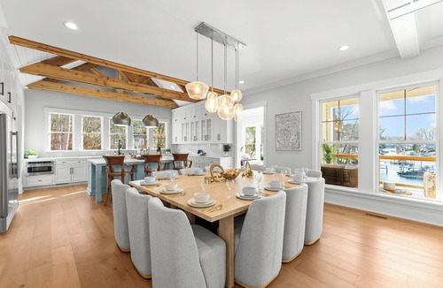 Mooresville Villa | Waterfront Estate + Dock + Pool | Game Room | Sleeps 16 | Southern Belle Estate