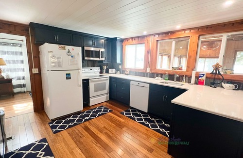 Lake Leelanau House | Waterfront home and guest cottage on Lake Leelanau. Dog ok. Sleeps 11.