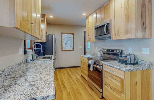 Mercer House | Waterfront home in great location with private dock, firepit & deck
