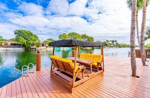 Poinsettia Heights House | Waterfront Pool Home Games, 10 min to Beach