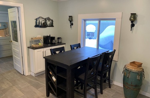 Indian River House | Welcome to Maison Bleu…just 200 steps away from the waters edge of Burt Lake!