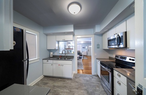 Alma House | Welcome to the Meyer House-a charming home thoughtfully designed for your relaxation.