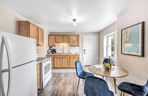 Algoma Apartment | Welcome to The Steele Magnolia! Completely renovated 2 bed/1ba plus bonus pull out futon couch. We are located directly across the street from Von Stiehl Winery and are just a few minutes walk to Crescent Beach!
