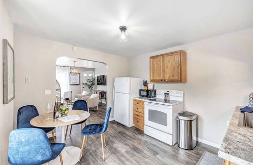 Algoma Apartment | Welcome to The Steele Magnolia! Completely renovated 2 bed/1ba plus bonus pull out futon couch. We are located directly across the street from Von Stiehl Winery and are just a few minutes walk to Crescent Beach!