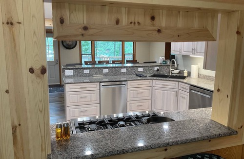 Lewiston House | Welcoming lake house with five bedrooms, hot tub and a huge deck on Tee Lake.