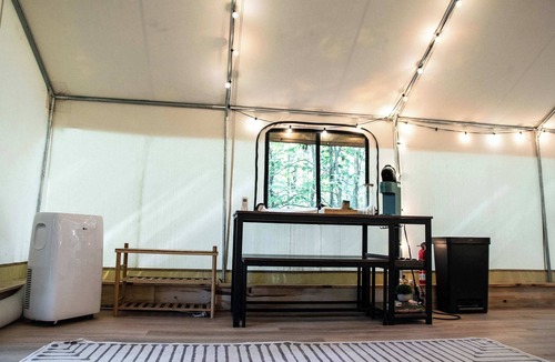 Primrose RV Rental | Whippoorwill's Nest - Glamping Tent in RRG