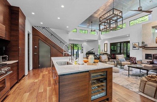 Highlands Cabin | Whispering Pines | Exquisite Modern Home with Hot Tub & Guest Suite