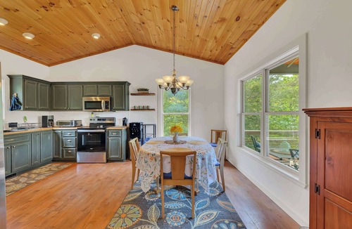Dandridge House | Woodland Cabin Retreat, Near Douglas Lake, Fire Pit