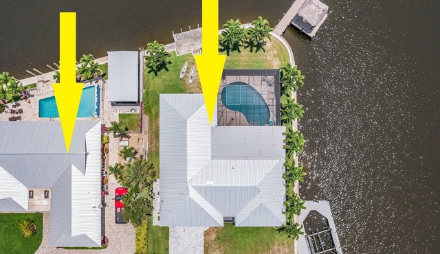 2 Waterfront Villas, Dual Pools, Gulf Access & Tiki Hut Escape - Everlasting Paradise - Roelens