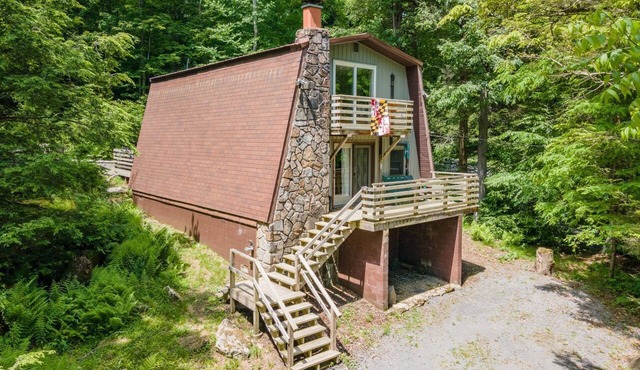 3-bed, charming modernized cottage tucked into wooded hillside in Deep Creek, MD