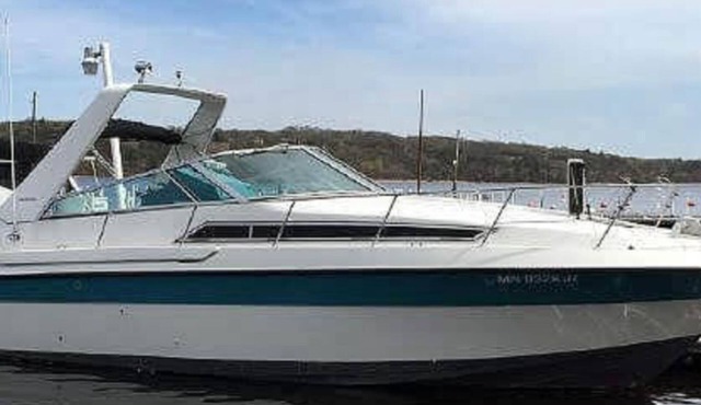 32ft carver boat.Beautiful cabin on the river.enjoy the peace and quiet.