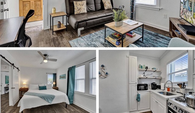 ⭐5 Min To Beach⭐King Bed⭐ Bikes⭐Fast Wi-Fi⭐ W/D⭐