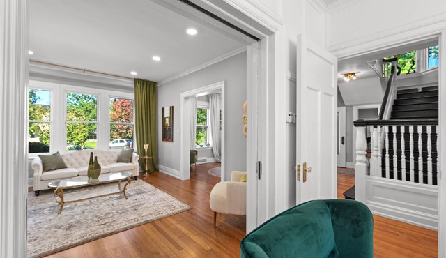 A charming 5 bedroom home located in the historic district of downtown Detroit
