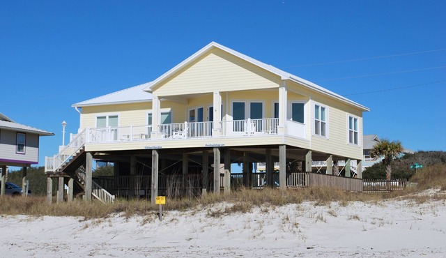 As seen on HGTV's My Lottery Dream Home! Gulf front home 3BR/3BA.