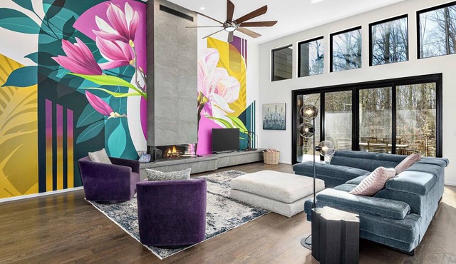 Asheville Luxe 5BR w/Theater, Fire Pit + Free Tix