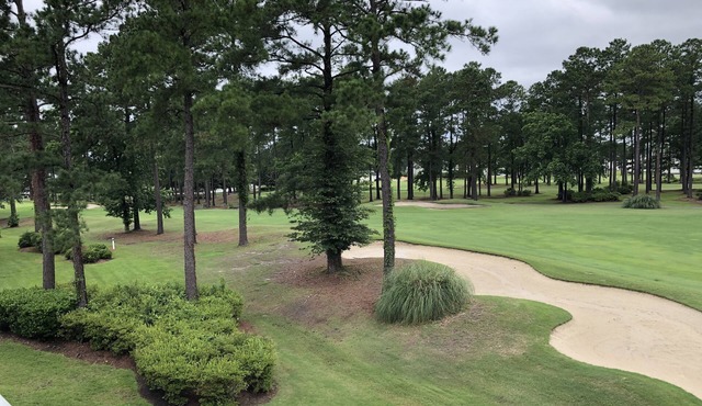 Beautiful condo, golf course view. Close to shops, restaurants and the beach.