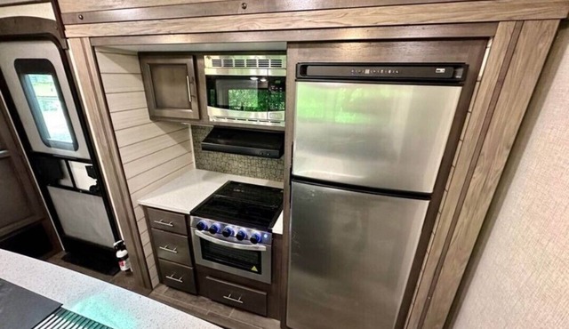Black Fork River front fully functioning Camper