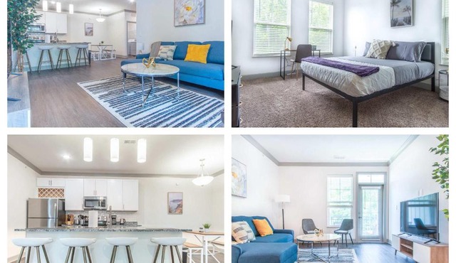 Boulevard Stays Stylish 3BR Getaway Pool Gym Access & Free Parking