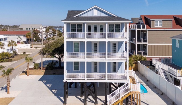 Brand New 8 BR Walk to the beach House with Private Pool! Tall Tales