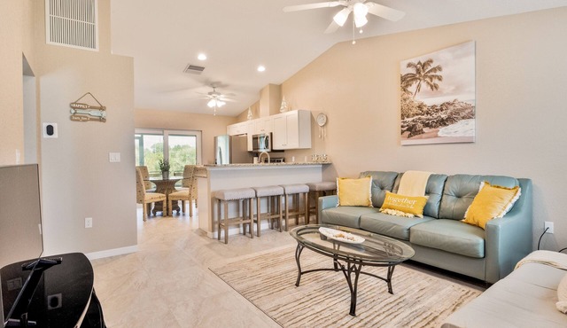 COASTAL! Tropical Oasis Home Near Golf & Beaches