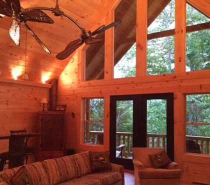 Country Log Cabin-15 min to Asheville