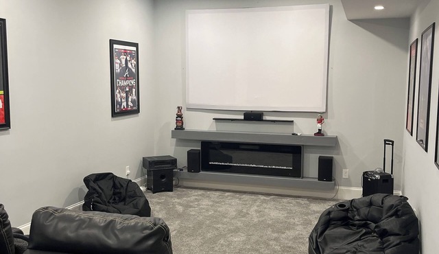 Cozy 2-bedroom basement apartment in perfect Alpharetta with AC and theatre room