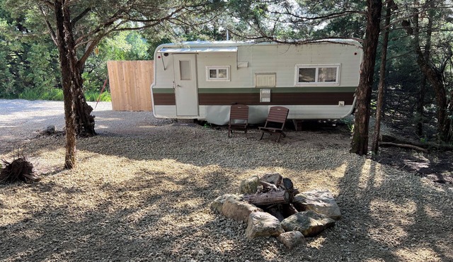 Cozy modified camper cabin