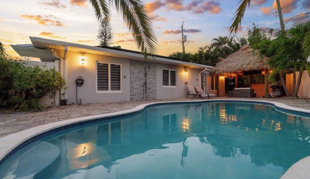 Heated Pool + Outdoor Patio + 3MI to Beach!