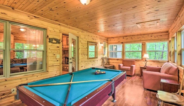 Highline 1/1 Cabin! Pool Table! Near Helen!