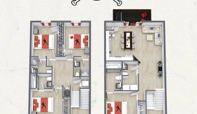 Hoosier Dug Out - 4 Bd Townhome by IU Sports