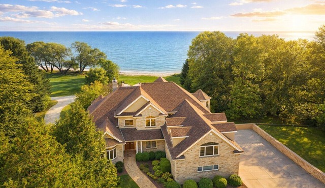 Insane luxury beachfront estate - complete with indoor pool, arcade and theater!