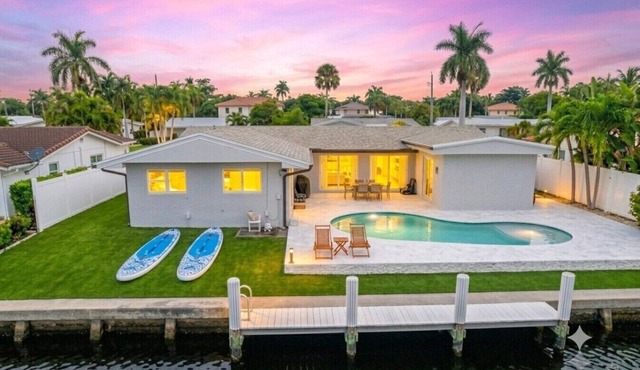 Intracoastal Villa | Pool + 40ft Dock | Sleeps 8