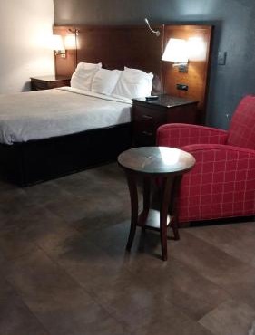 King Bed Hotel Room 155