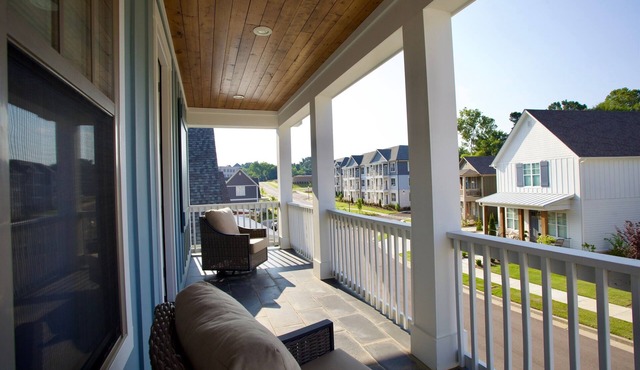 Less than 1 Mile to the Square! Outdoor Fireplace & Grill + 2 King Suites!