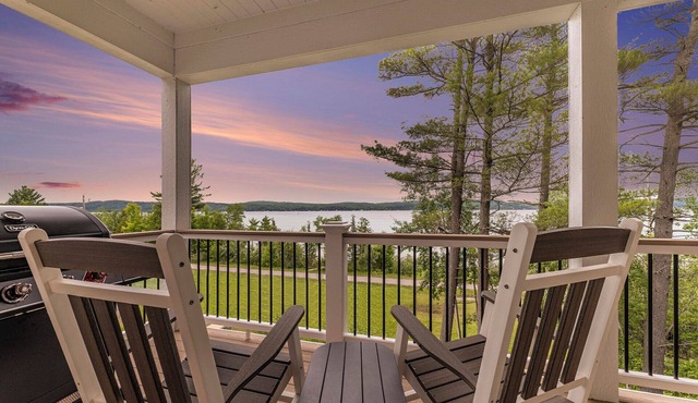 Luxe Lakefront Living on Stunning Crystal Lake in Benzonia, MI