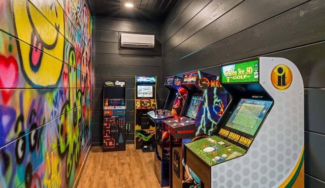 Luxury Cabin Indoor Pool Arcade Views
