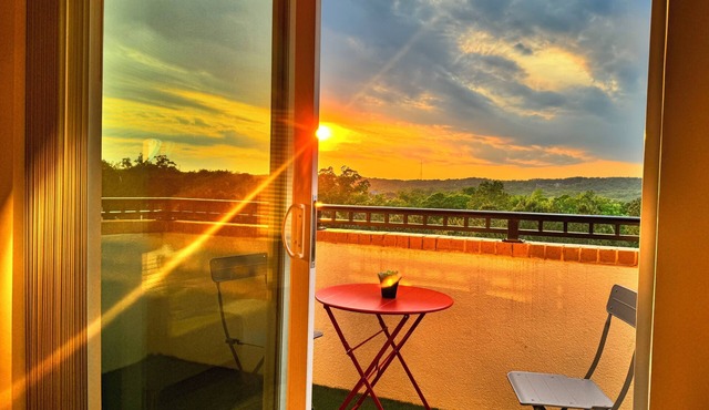 Modern, Lux Treetop Apt w/access to gym, pool and restaurants steps away!