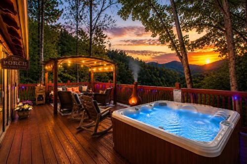 Mountain Views | Hot Tub | Near Bryson City