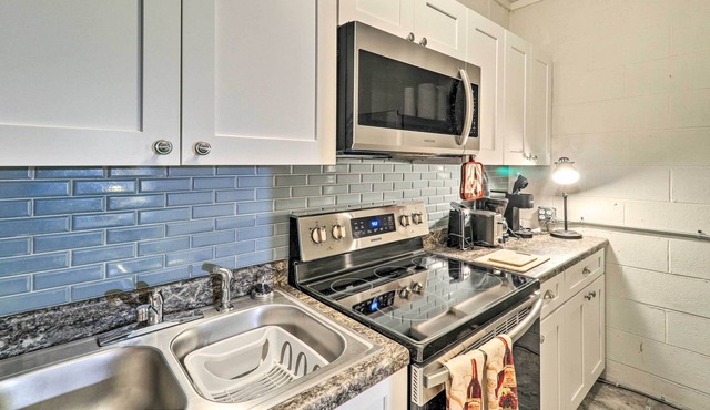 NEW! Charming Lenoir Studio w/ Patio, Koi Pond!