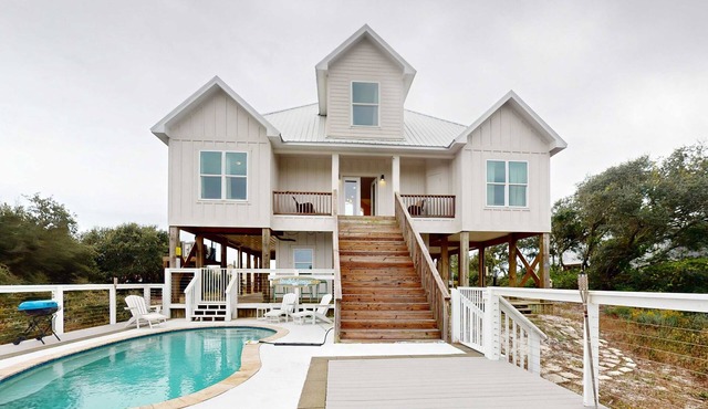 Newly-Built Coastal Oasis with Ocean Views, Deck, Central AC, & WiFi
