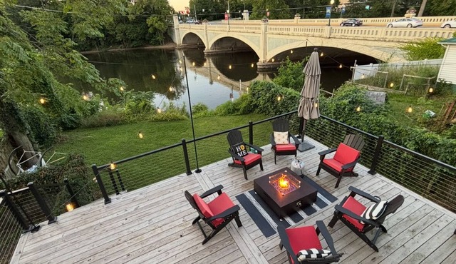 Newly remodeled 3 bedroom, 1.5 bath home with a river view in downtown Elkhart.