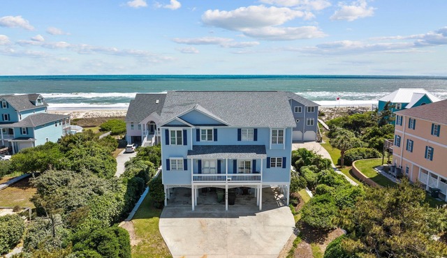 Oceanfront duplex with direct beach access